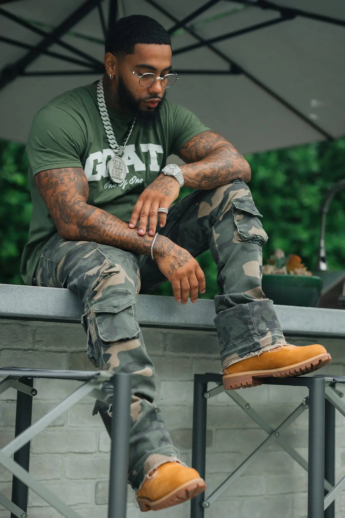Vortex Cargo Stacked Denim (Camo) – Zamage