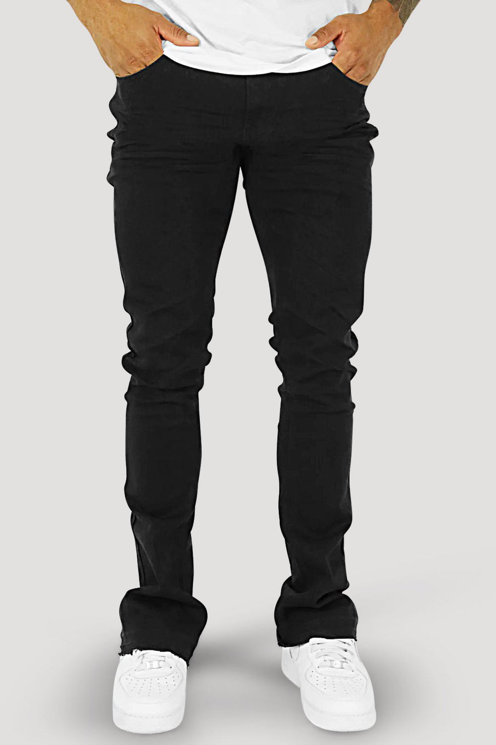 Vortex Stacked Denim (Black) - Zamage