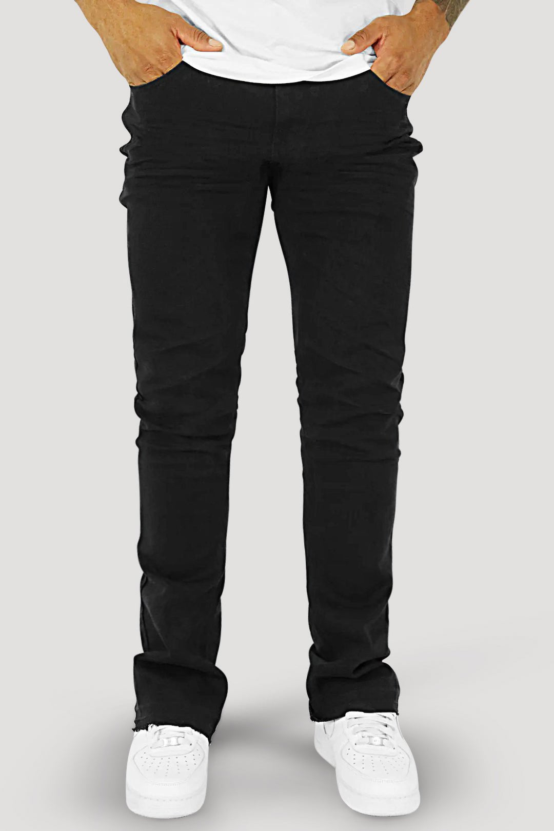 Vortex Stacked Denim (Black) - Zamage