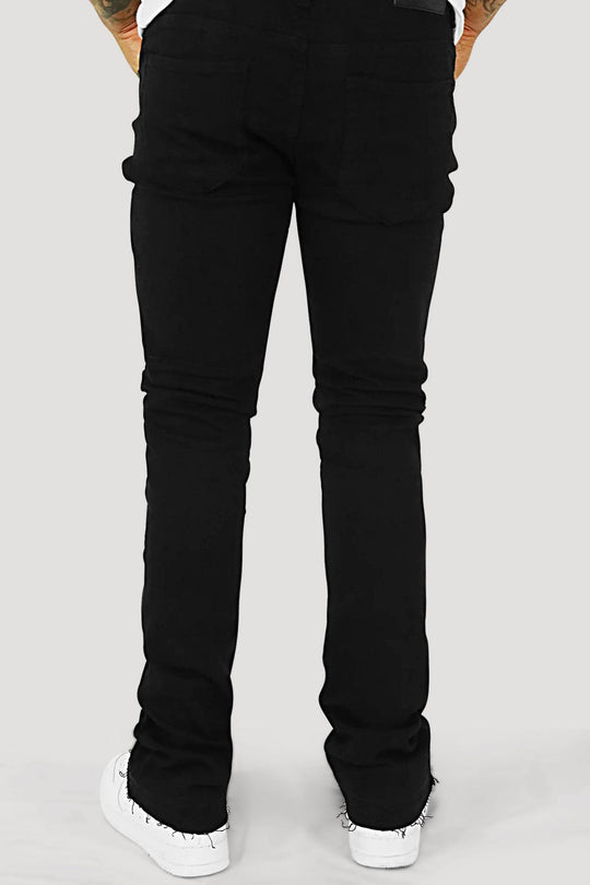 Vortex Stacked Denim (Black) - Zamage