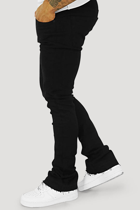 Vortex Stacked Denim Black and White Bundle - Zamage