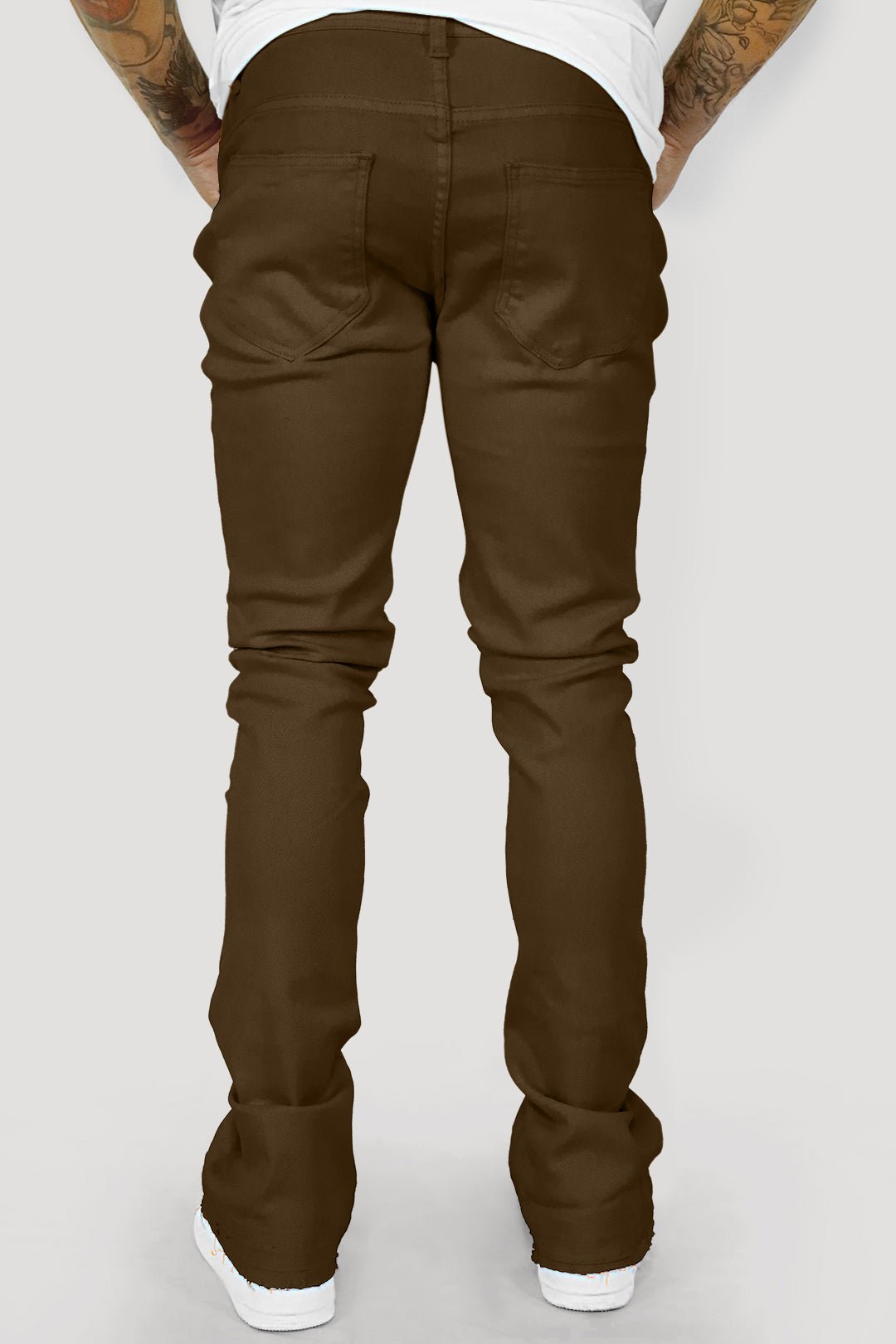 Vortex Stacked Denim (Brown) - Zamage