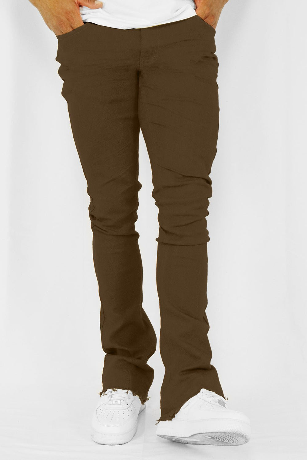 Vortex Stacked Denim (Brown) - Zamage