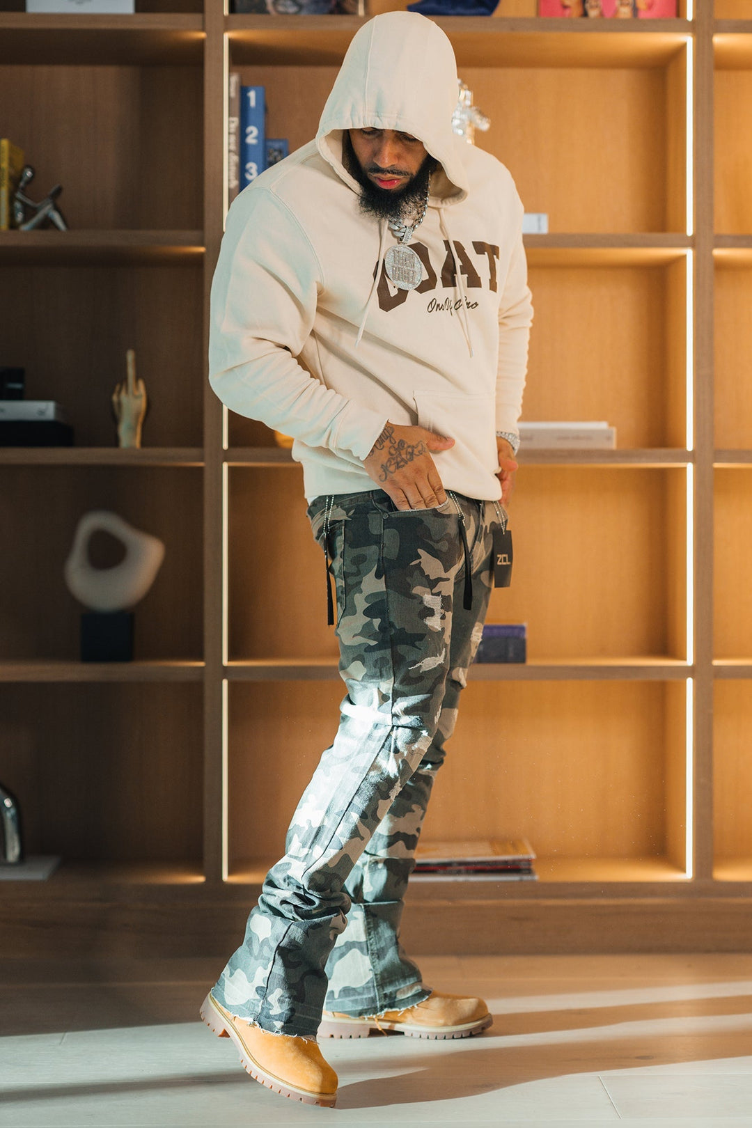 Vortex Stacked Denim Camo &amp; Black (Bundle) - Zamage