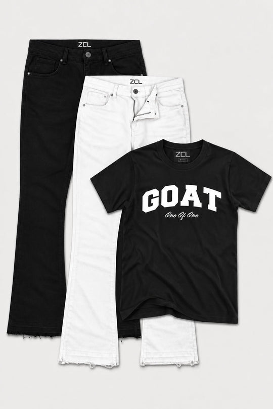 Vortex Stacked Denim FREE Tee Bundle - Zamage