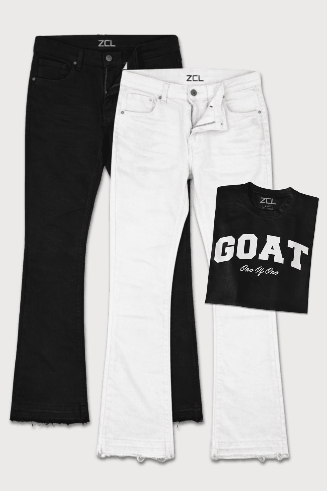 Vortex Stacked Denim FREE Tee Bundle - Zamage