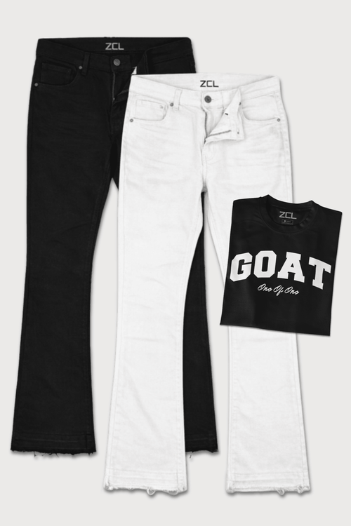 Vortex Stacked Denim FREE Tee Bundle - Zamage