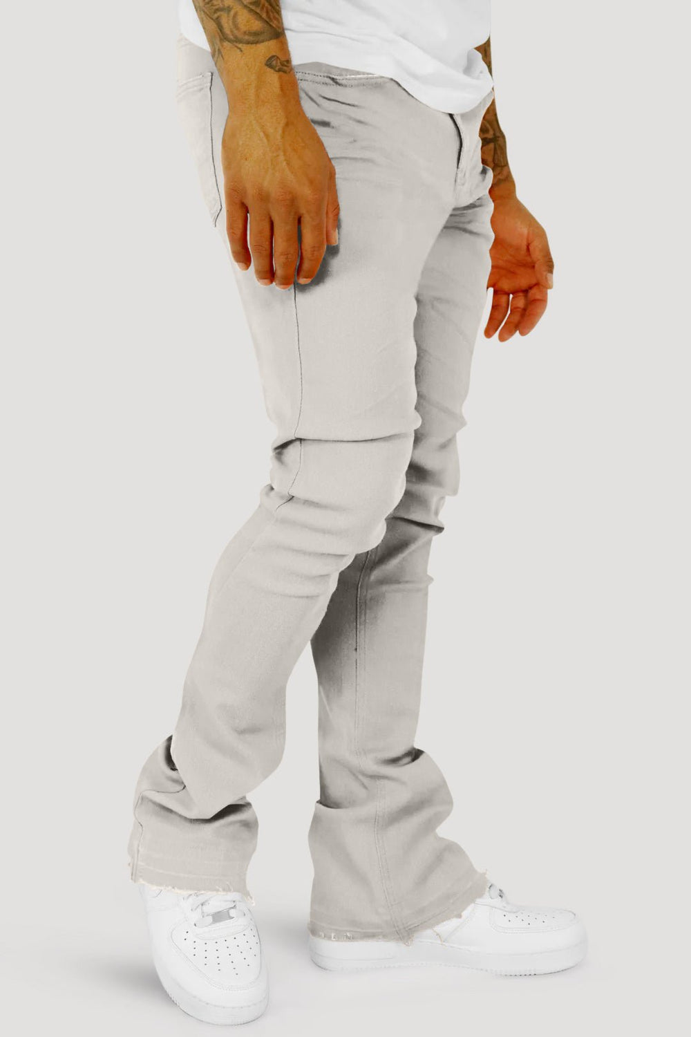 Vortex Stacked Denim (Grey) - Zamage