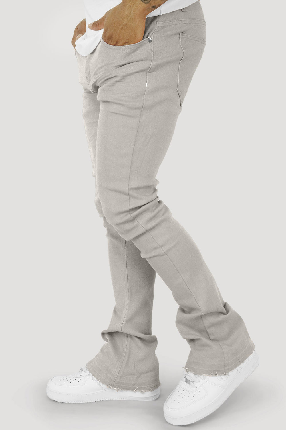 Vortex Stacked Denim (Grey) - Zamage