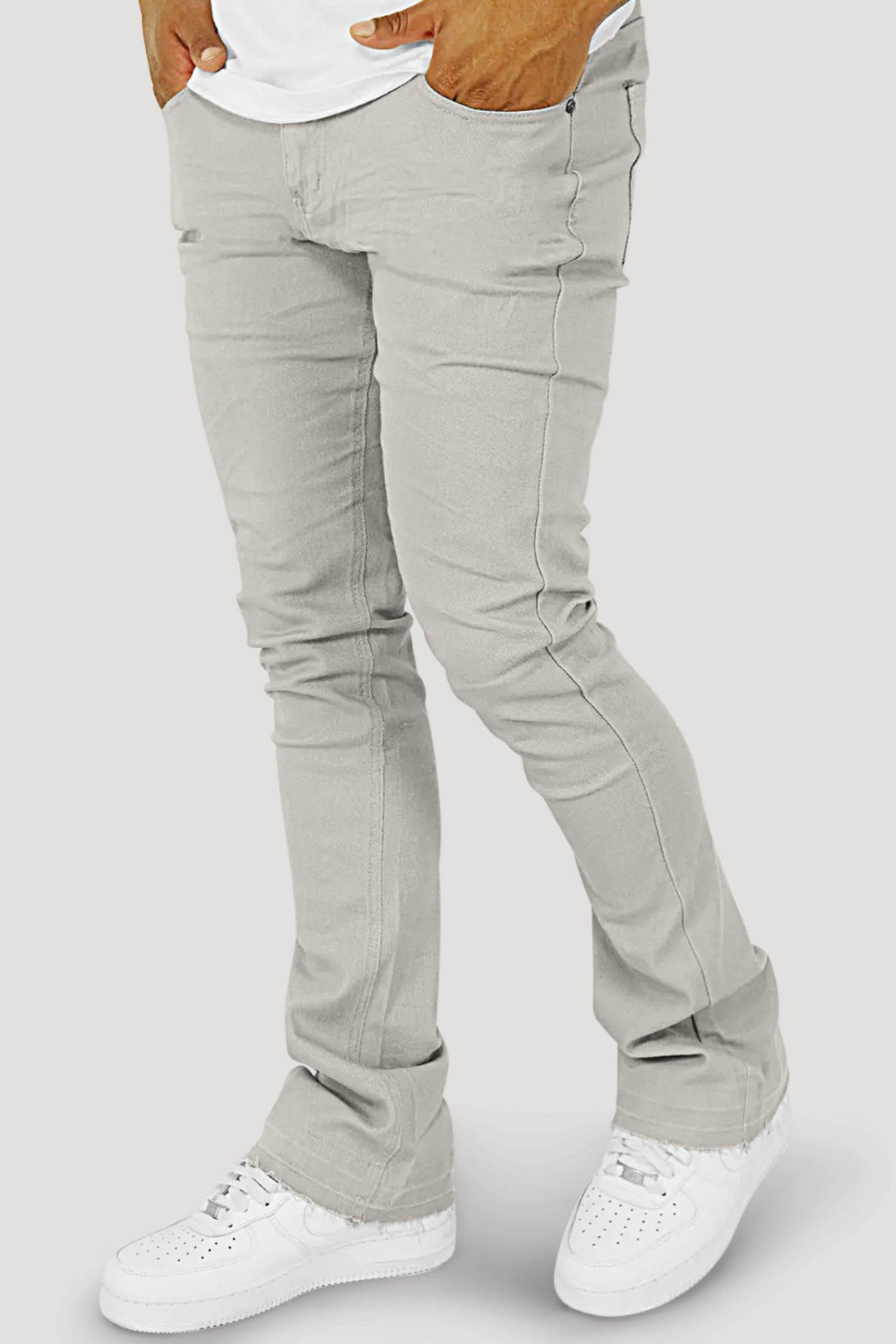 Vortex Stacked Denim (Grey) - Zamage