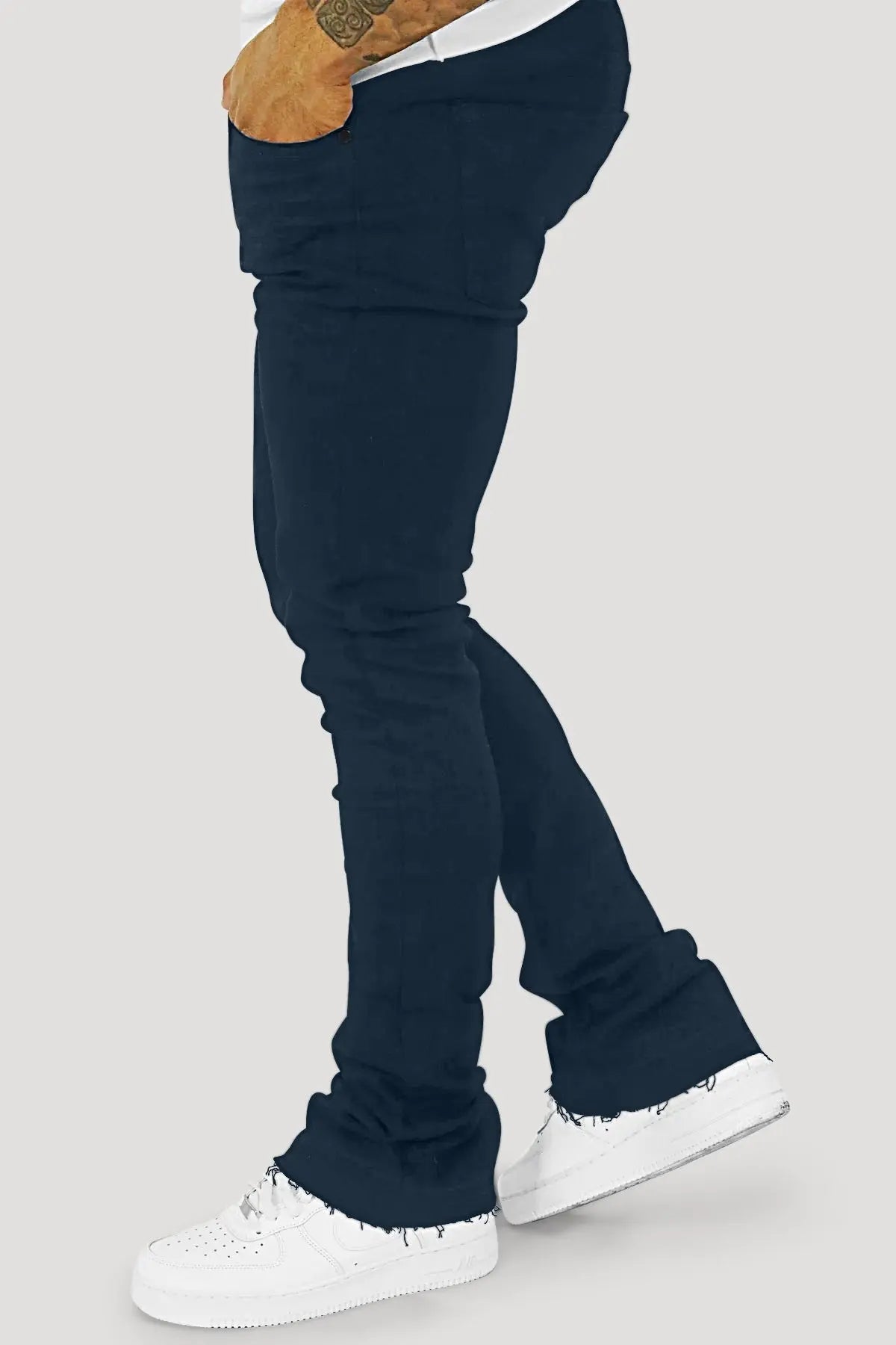 Vortex Stacked Denim (Navy) - Zamage