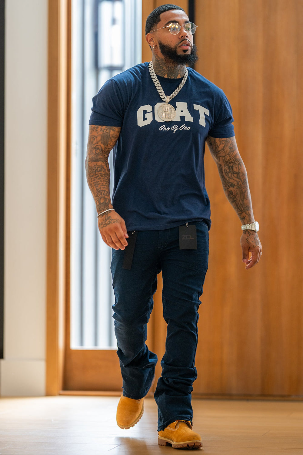 Vortex Stacked Denim (Navy) - Zamage