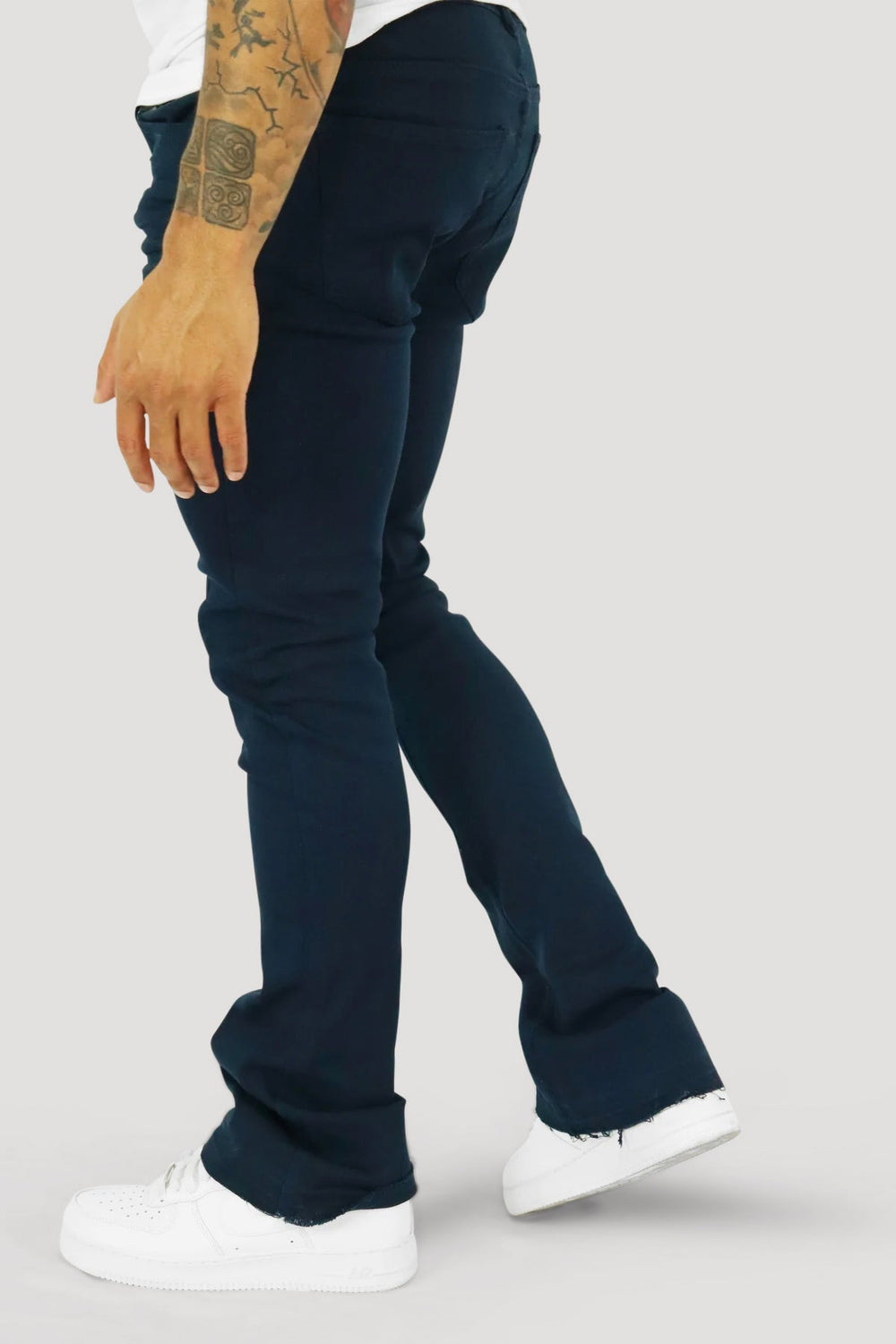 Vortex Stacked Denim (Navy) - Zamage
