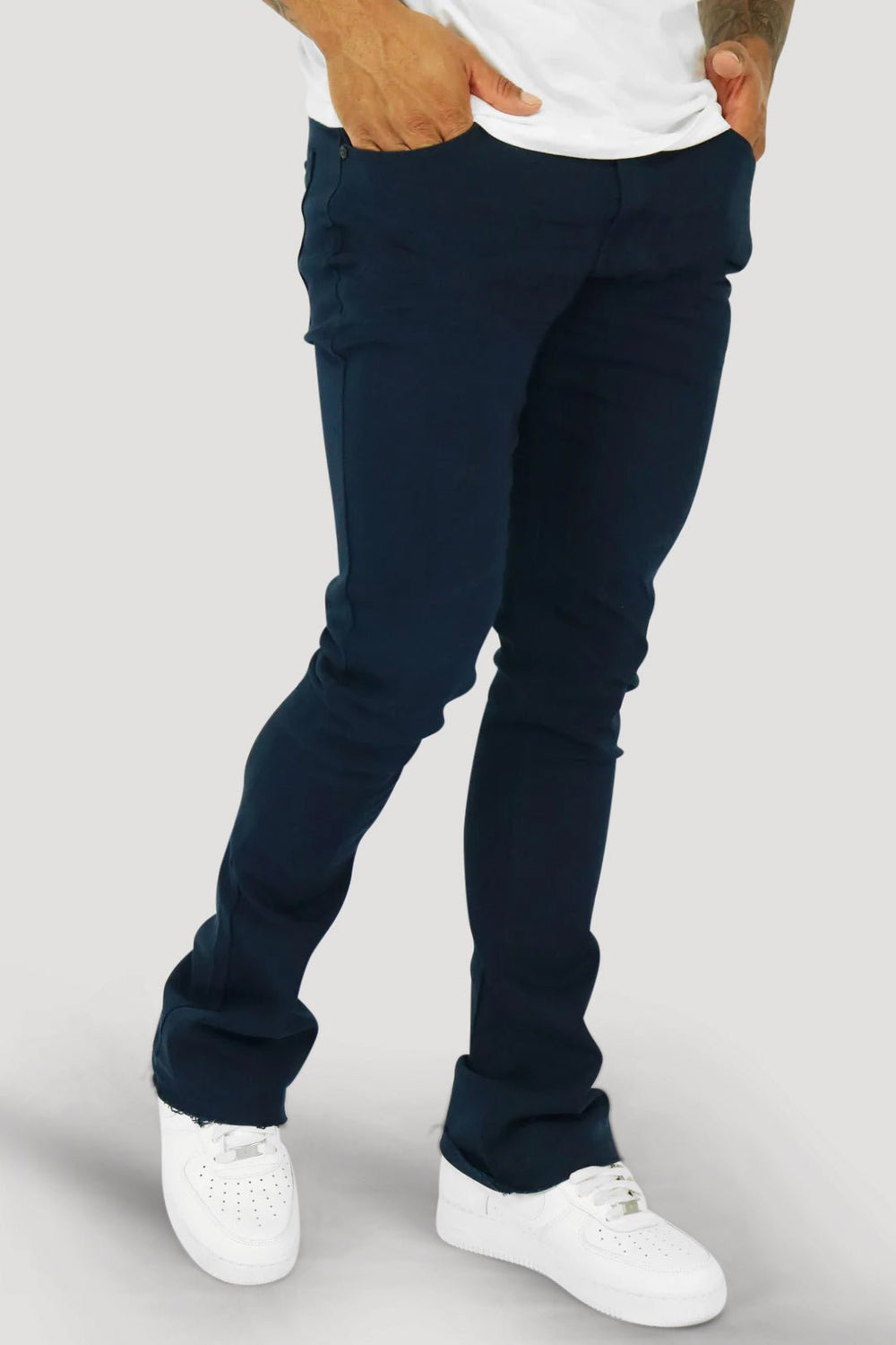 Vortex Stacked Denim (Navy) - Zamage