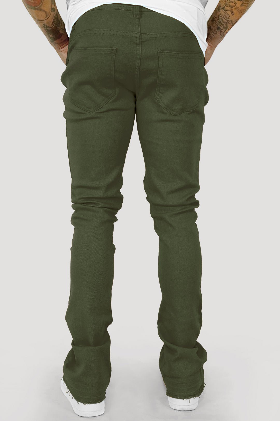 Vortex Stacked Denim (Olive) - Zamage