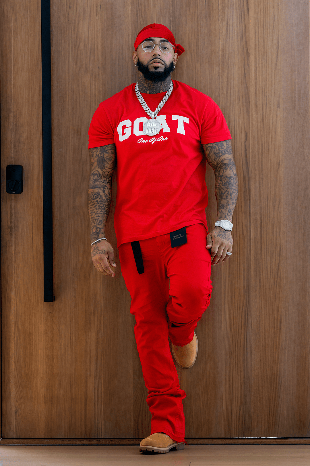 Vortex Stacked Denim Orange &amp; Red (Bundle) - Zamage