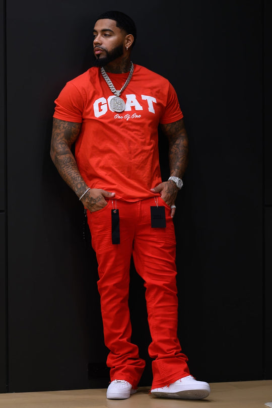 Vortex Stacked Denim Orange & Red (Bundle) - Zamage