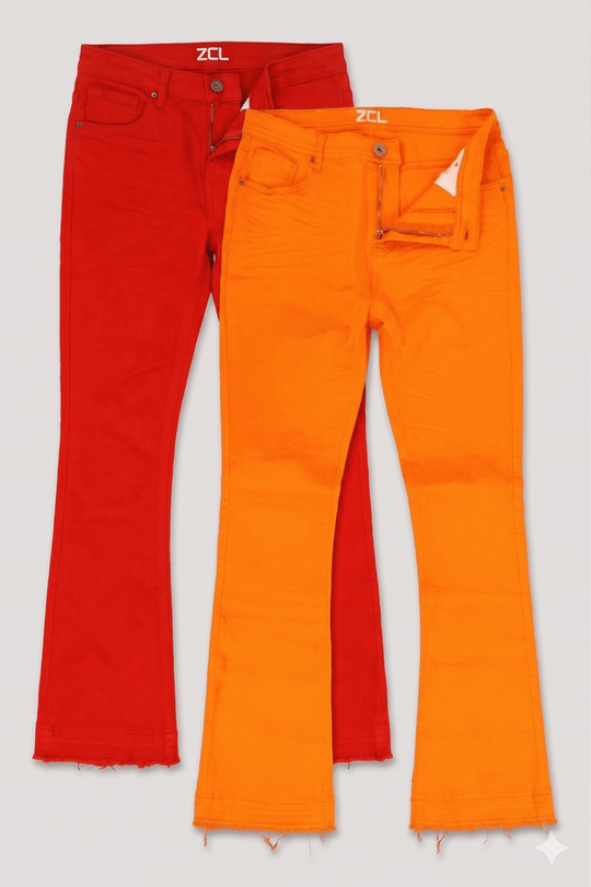Vortex Stacked Denim Orange & Red (Bundle) - Zamage