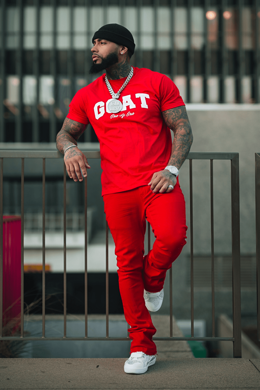 Vortex Stacked Denim (Red) - Zamage