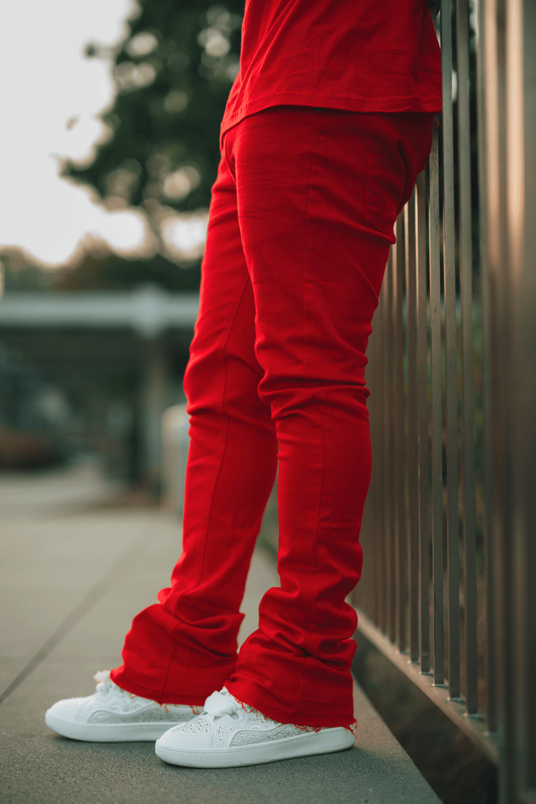 Vortex Stacked Denim (Red) - Zamage