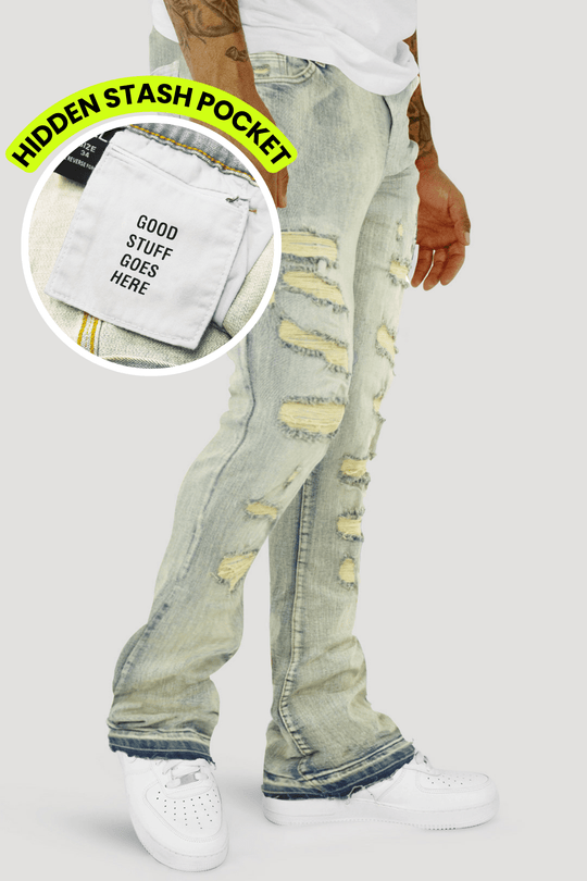 Vortex Stacked Denim (Vintage Wash) - Zamage