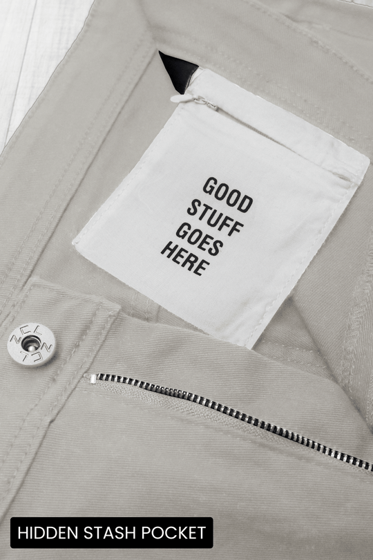 Vortex Stacked Denim White & Grey (Bundle) - Zamage