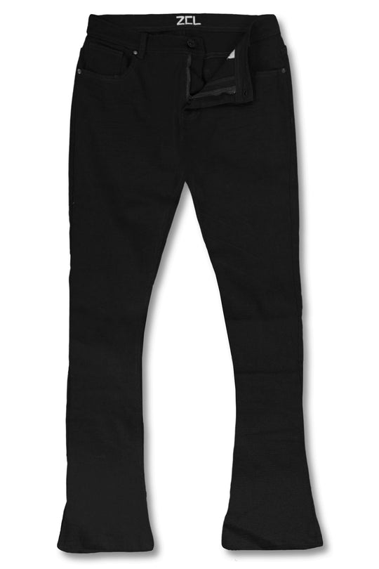 Vortex Stash Pocket Stacked Denim (Black)