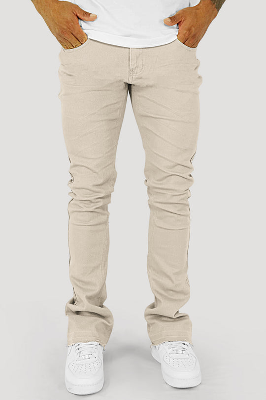 Vortex Stash Pocket Stacked Denim (Tan Grey)