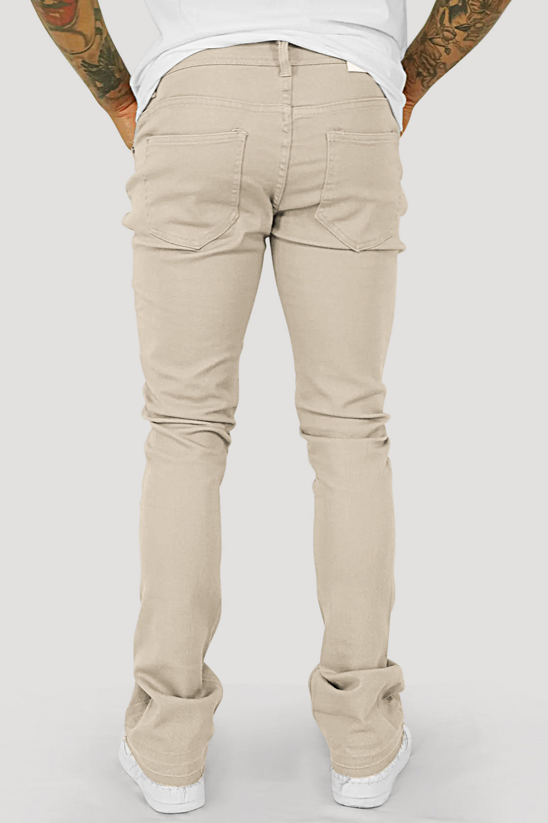 Vortex Stacked Denim (Tan Grey)