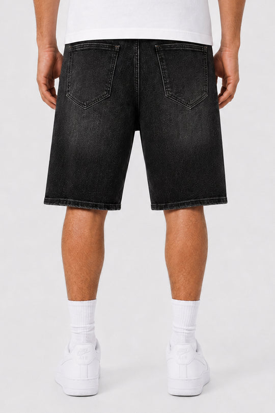 Torn Revival Shorts (Black Wash) (M7615D)
