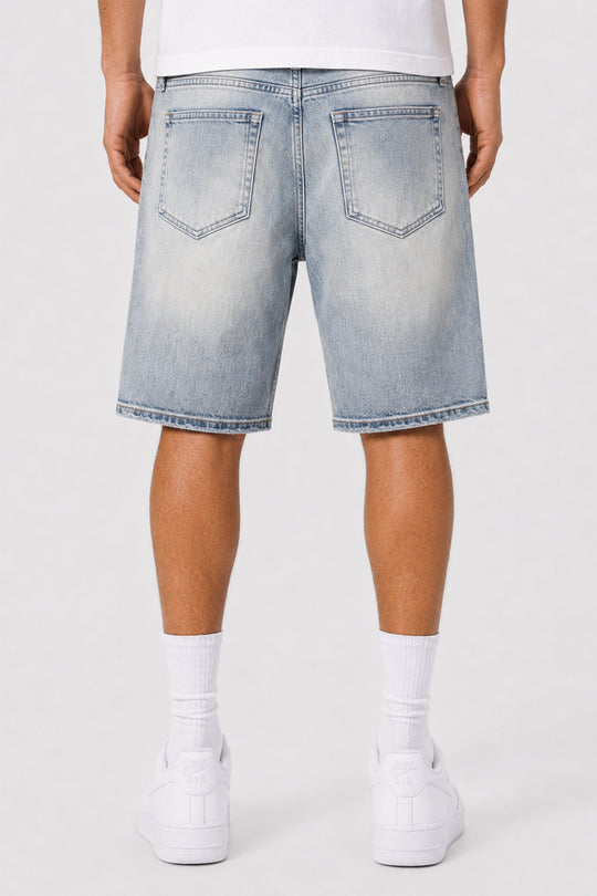 Torn Revival Shorts (Blue Wash) (M7615D)