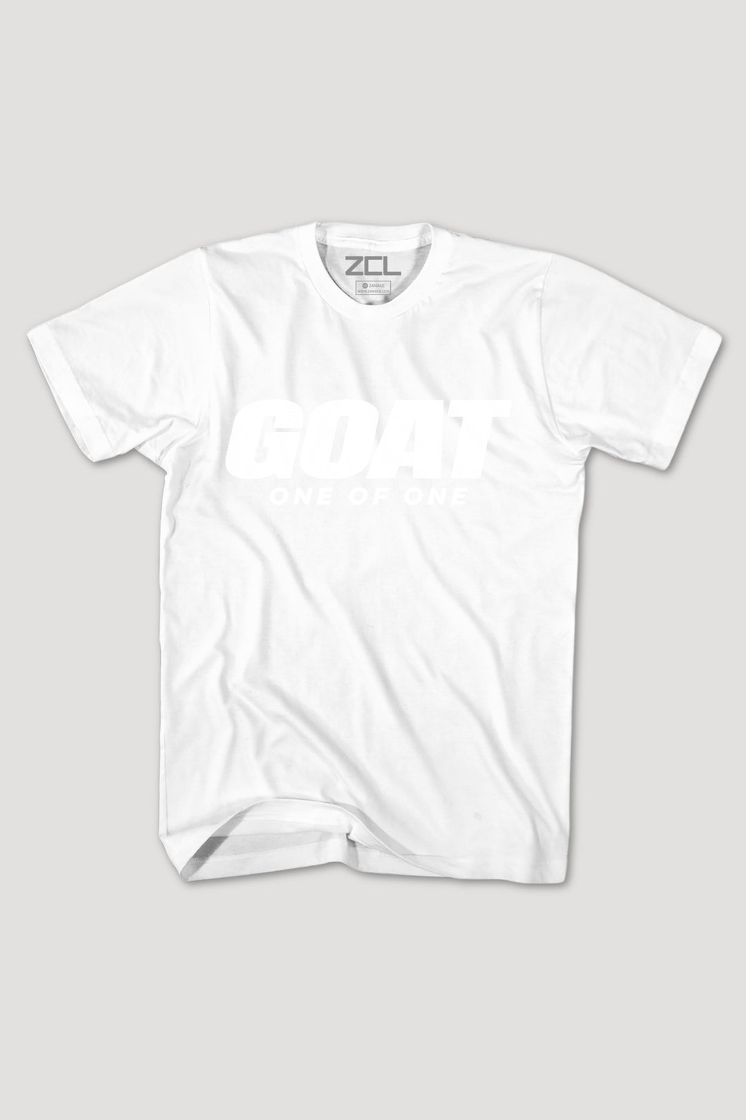 Goat All Caps Tee (White Logo)