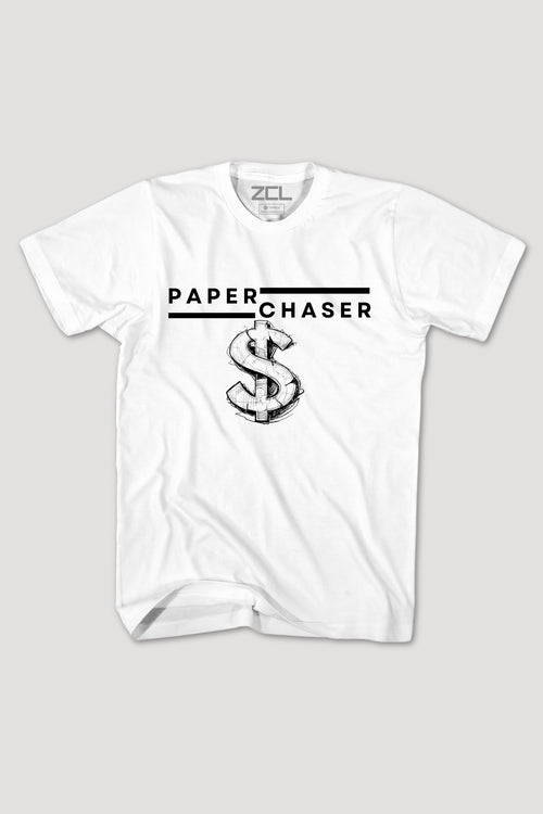 Paper Chaser Tee (Black Logo) - Zamage
