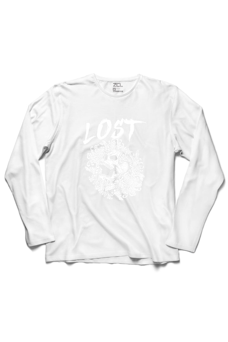 Lost Within Long Sleeve Tee (White Logo) - Zamage