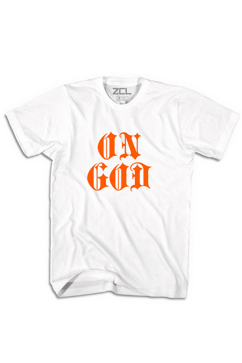 On God Tee (Orange Logo)