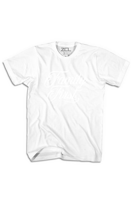 Family First Tee (White Logo)