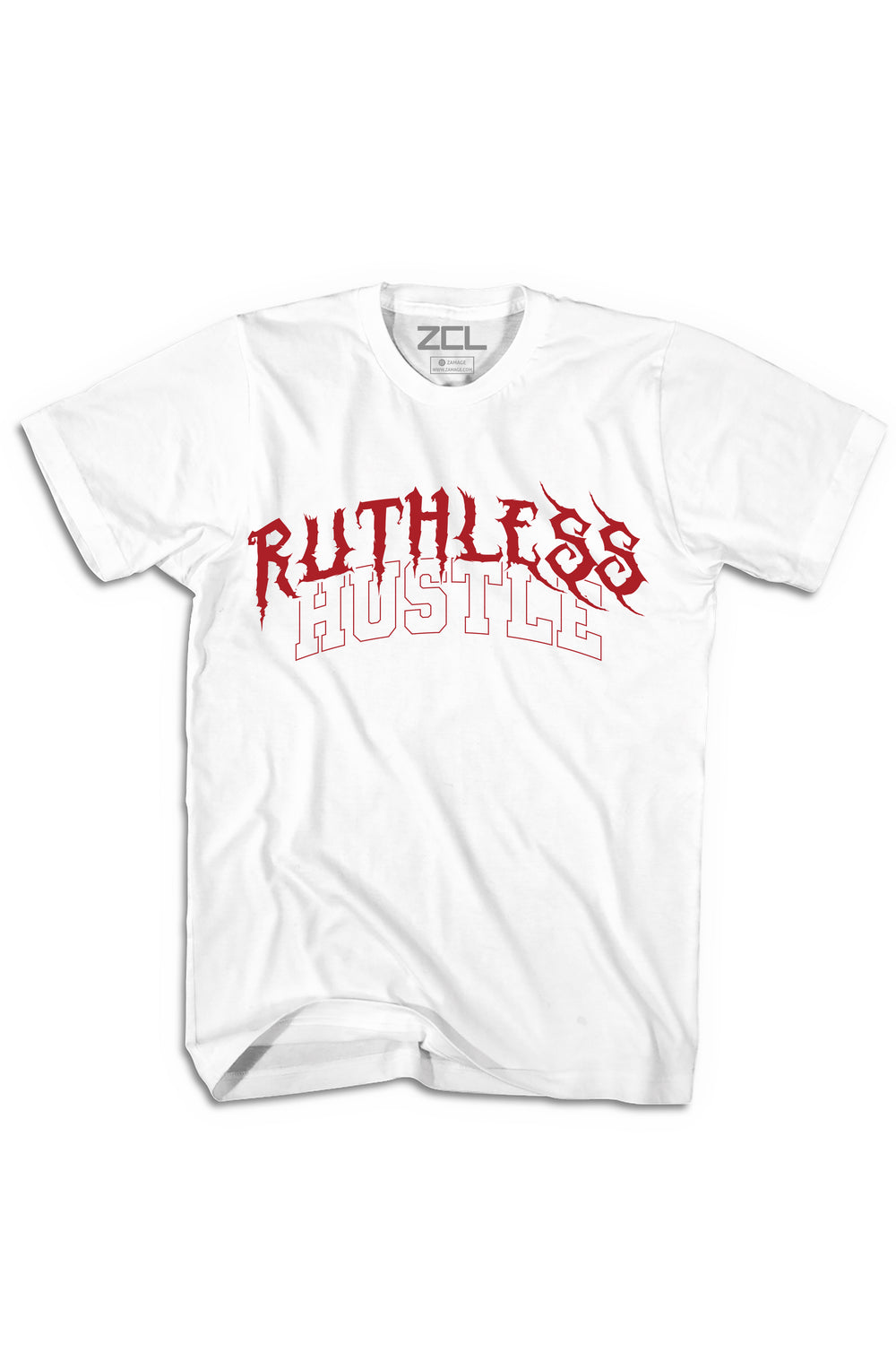Ruthless Hustle Tee (Red Logo)