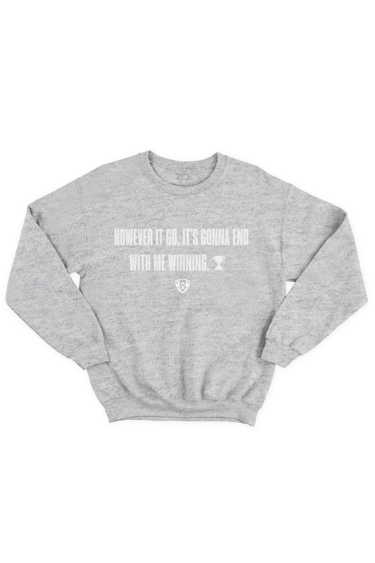 Winning Crewneck Sweatshirt (White Logo) - Zamage