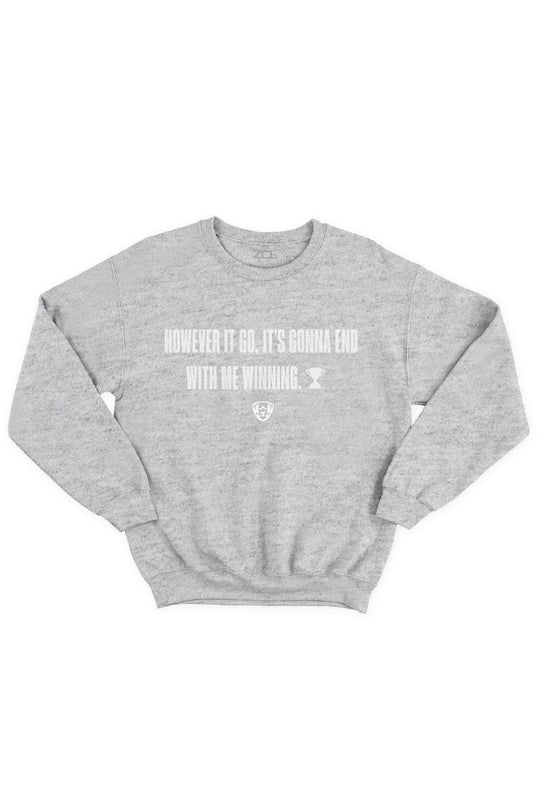 Winning Crewneck Sweatshirt (White Logo) - Zamage