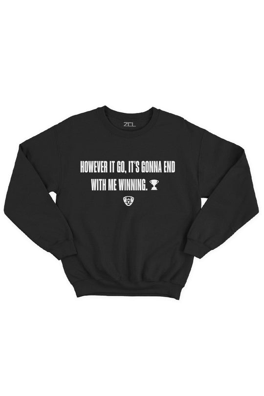 Winnende Crewneck Sweatshirt (Wit Logo)