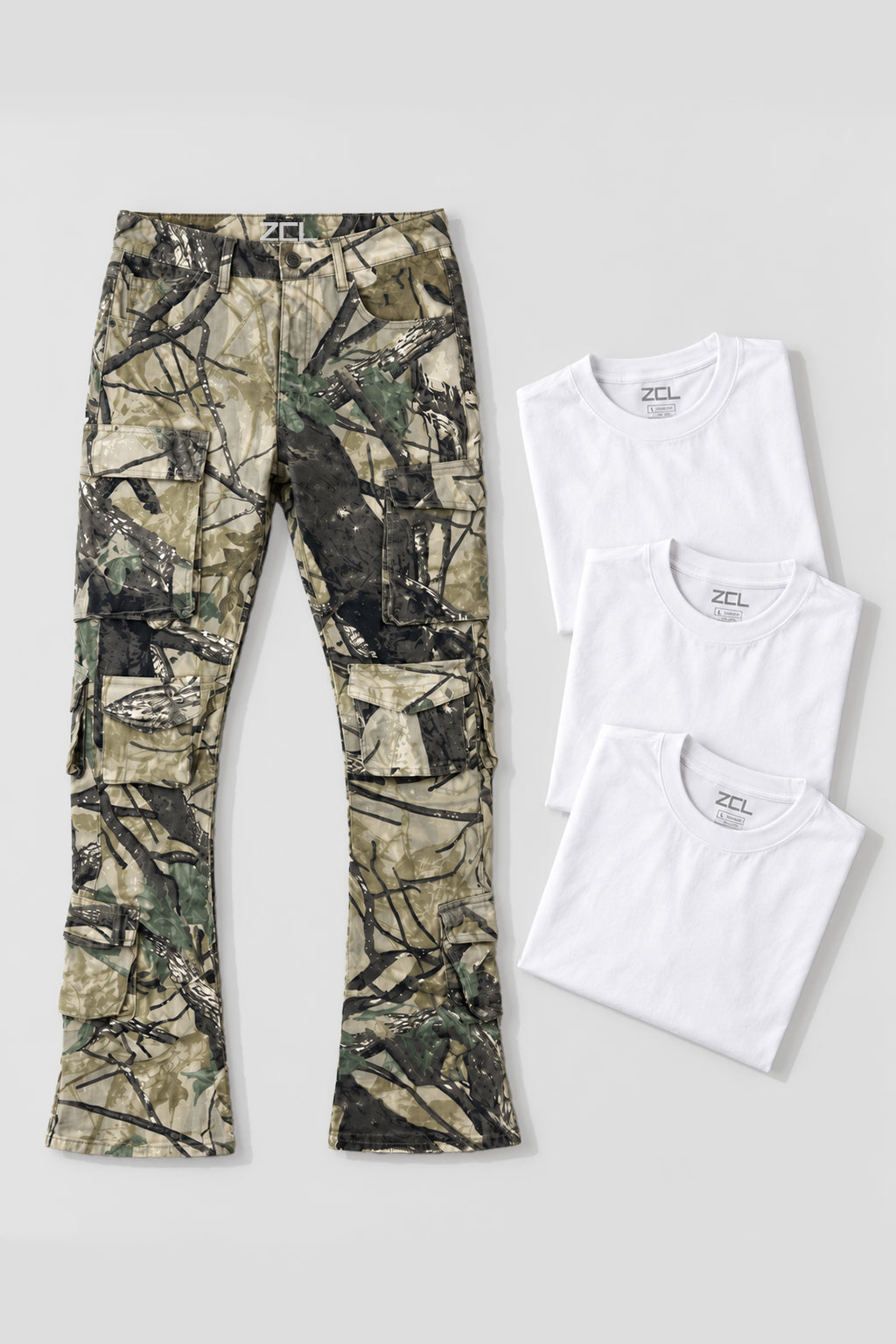 3 Tees For $5 Cargo Woodland Bundle Deal