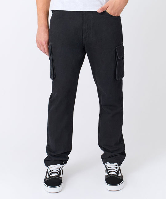 Work Cargo Denim (Jet Black) (RSP-430) - Zamage