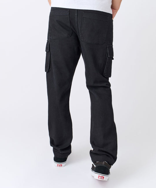 Work Cargo Denim (Jet Black) (RSP-430) - Zamage