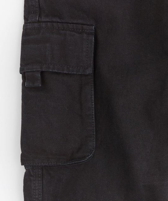 Work Cargo Denim (Jet Black) (RSP-430) - Zamage