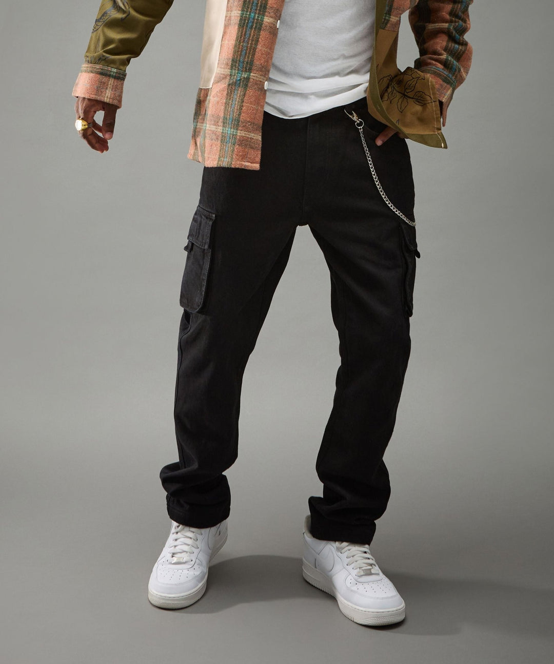 Work Cargo Denim (Jet Black) (RSP-430) - Zamage