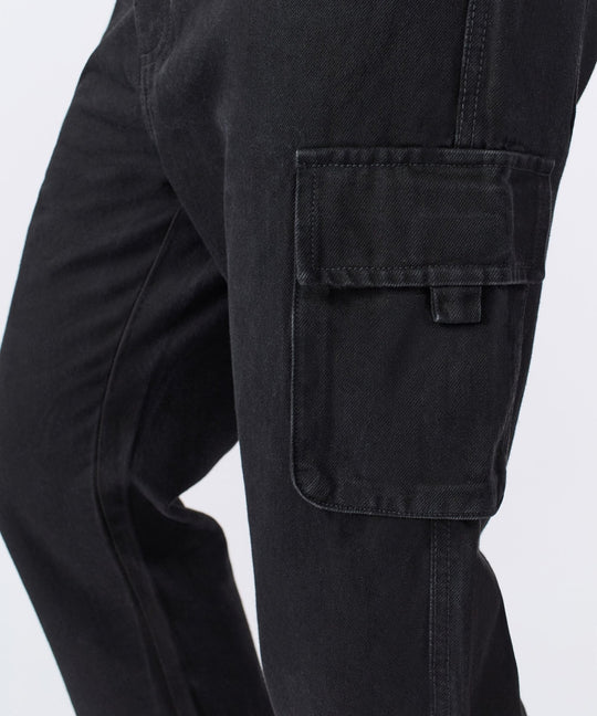 Work Cargo Denim (Jet Black) (RSP-430) - Zamage