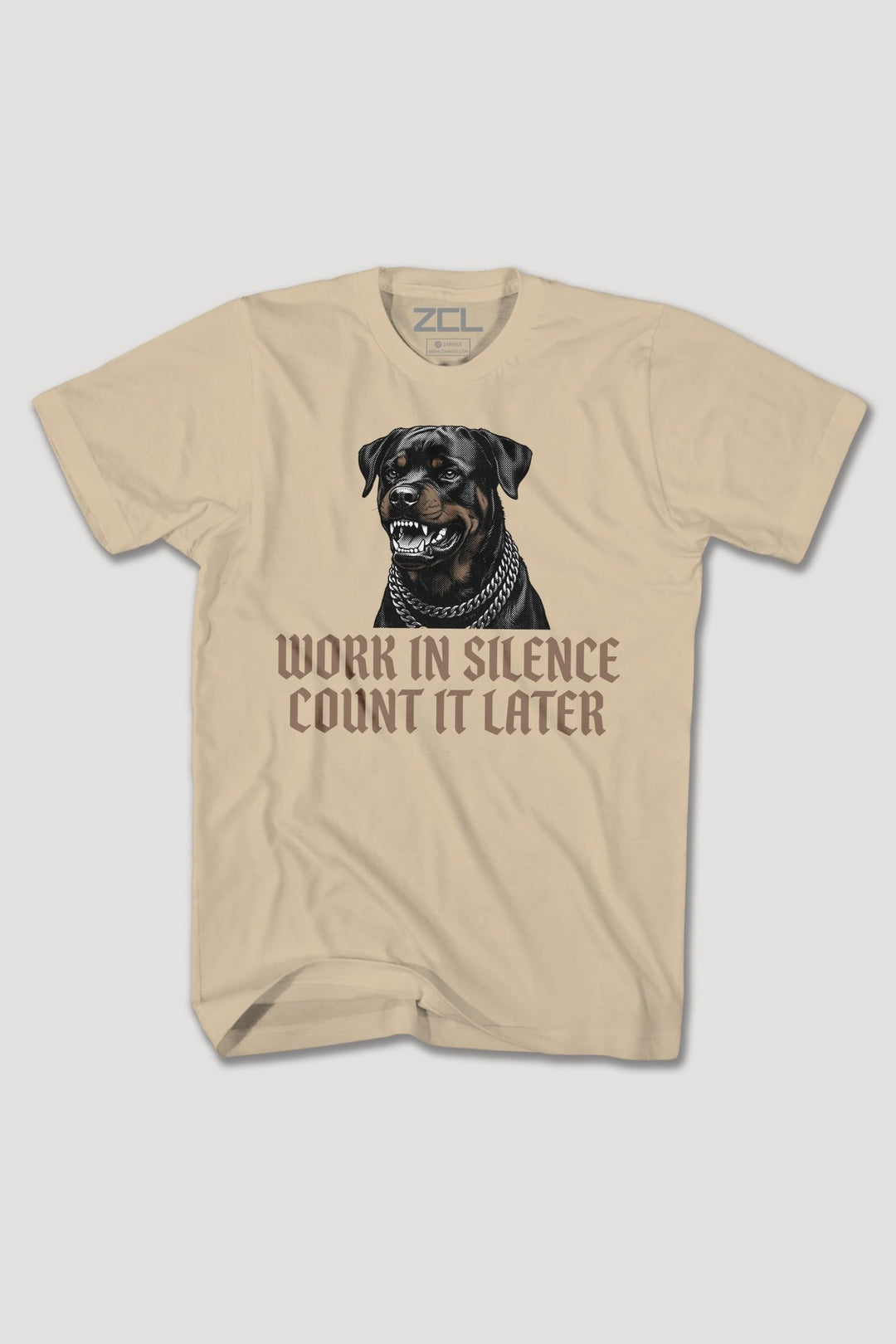 WORK IN SILENCE TEE - Zamage