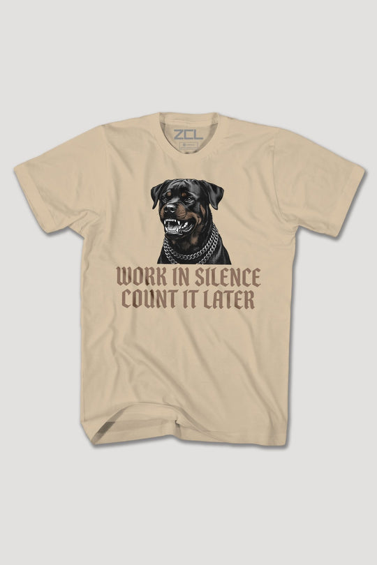 WORK IN SILENCE TEE - Zamage