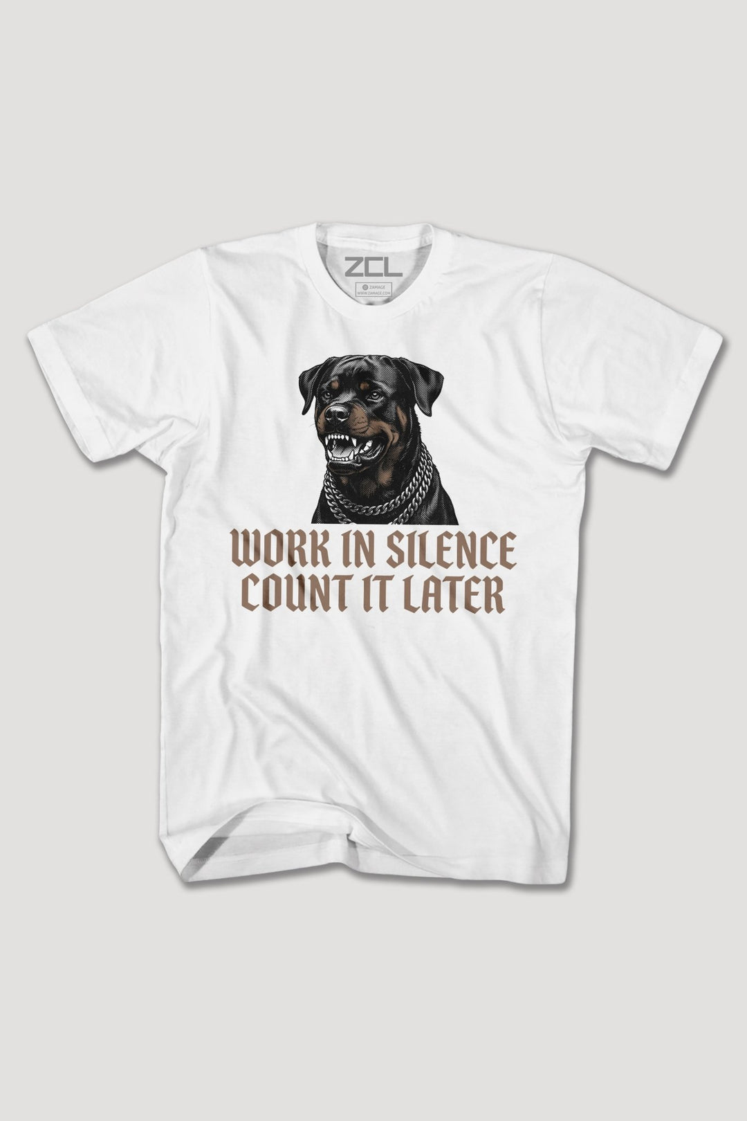 WORK IN SILENCE TEE - Zamage
