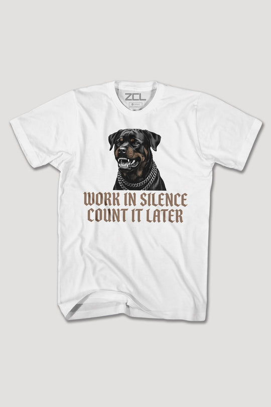 WORK IN SILENCE TEE - Zamage